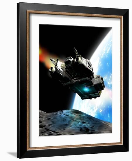 Space Exploration, Artwork-Victor Habbick-Framed Photographic Print