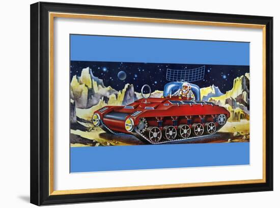 Space Exploration Tank-null-Framed Art Print