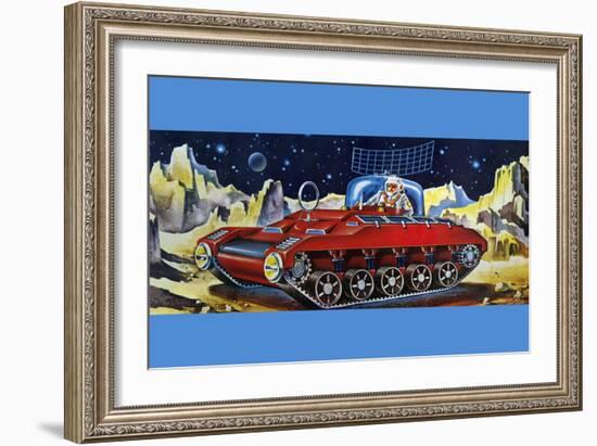 Space Exploration Tank-null-Framed Art Print