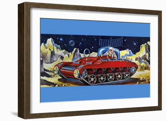 Space Exploration Tank-null-Framed Art Print