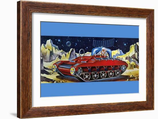 Space Exploration Tank-null-Framed Art Print