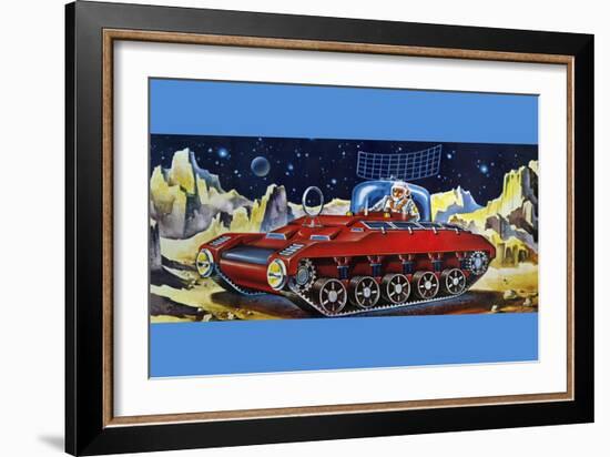 Space Exploration Tank-null-Framed Art Print