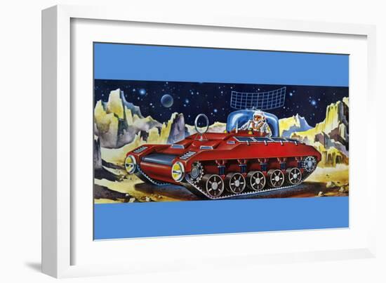 Space Exploration Tank-null-Framed Art Print