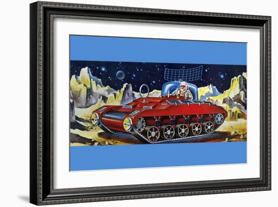 Space Exploration Tank-null-Framed Art Print