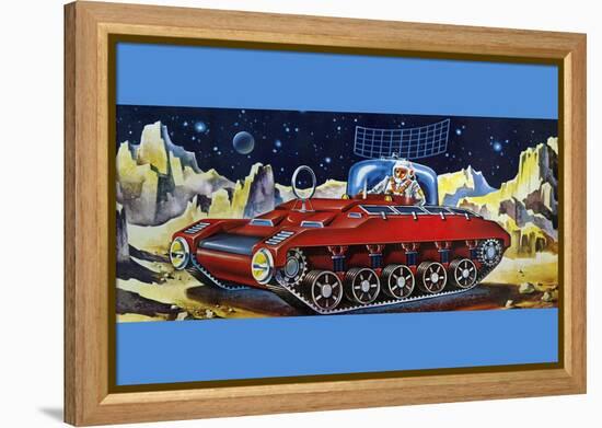 Space Exploration Tank-null-Framed Stretched Canvas