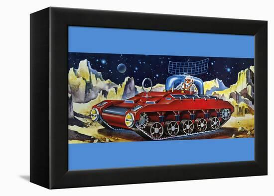 Space Exploration Tank-null-Framed Stretched Canvas