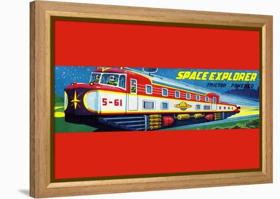 Space Explorer 5-61-null-Framed Stretched Canvas