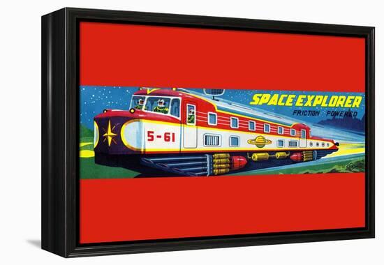 Space Explorer 5-61-null-Framed Stretched Canvas