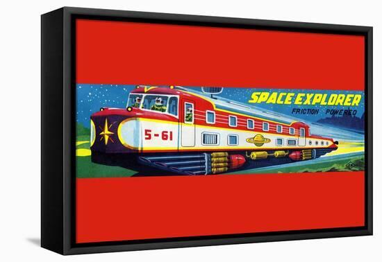 Space Explorer 5-61-null-Framed Stretched Canvas