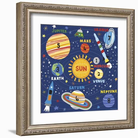 Space Explorer I-Lesley Grainger-Framed Art Print