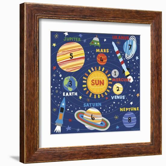 Space Explorer I-Lesley Grainger-Framed Art Print