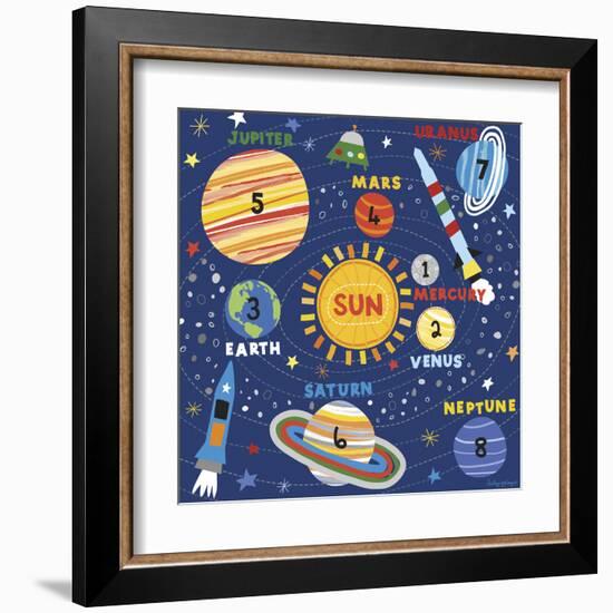 Space Explorer I-Lesley Grainger-Framed Art Print