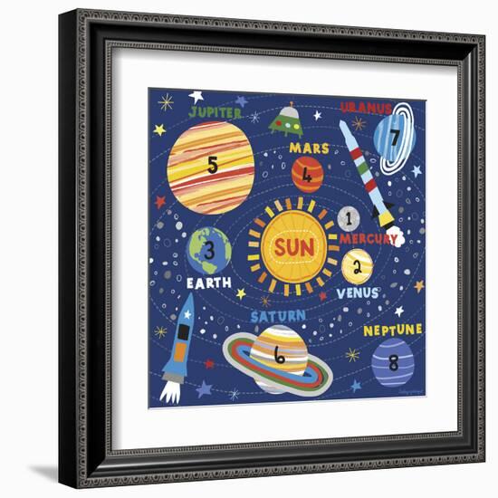 Space Explorer I-Lesley Grainger-Framed Art Print