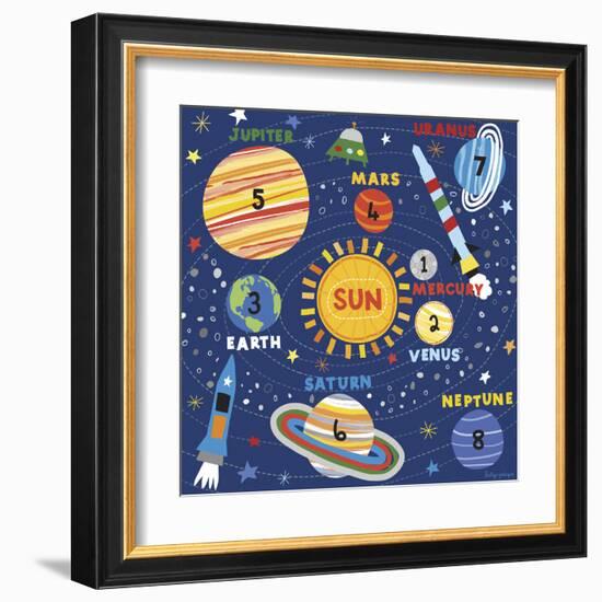 Space Explorer I-Lesley Grainger-Framed Art Print