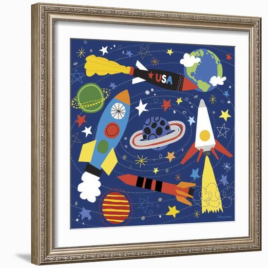 Space Explorer II-Lesley Grainger-Framed Giclee Print