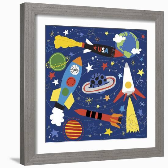 Space Explorer II-Lesley Grainger-Framed Giclee Print