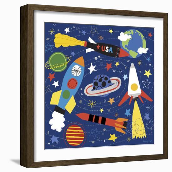 Space Explorer II-Lesley Grainger-Framed Giclee Print