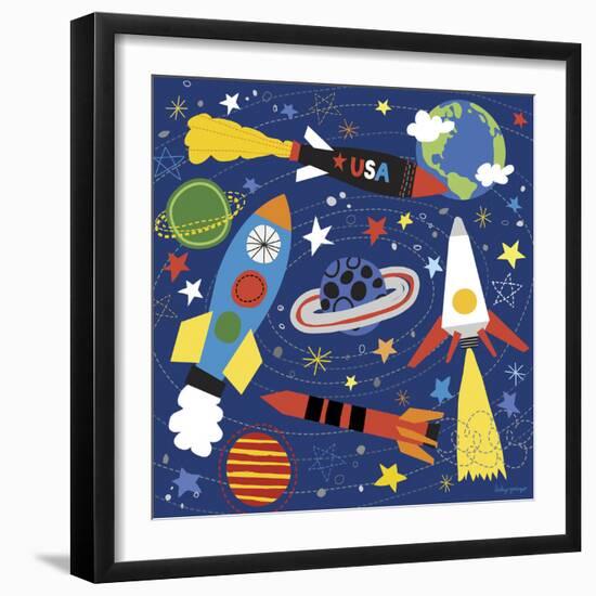 Space Explorer II-Lesley Grainger-Framed Giclee Print