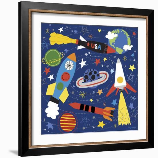 Space Explorer II-Lesley Grainger-Framed Giclee Print