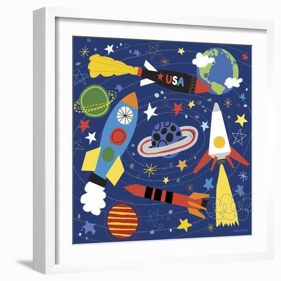 Space Explorer II-Lesley Grainger-Framed Giclee Print