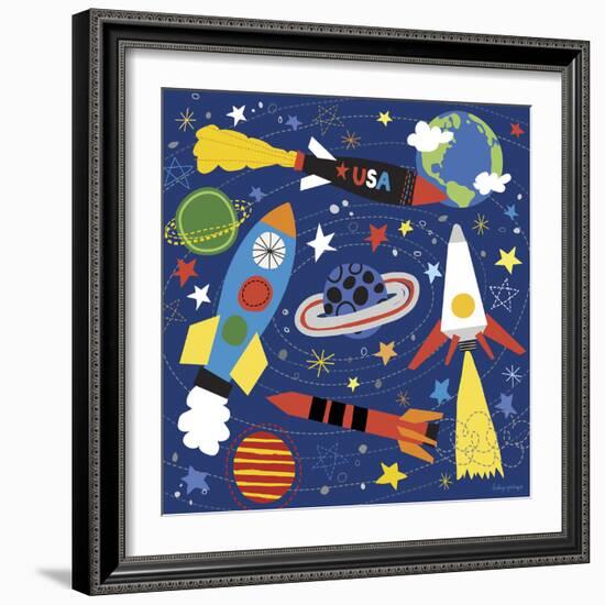 Space Explorer II-Lesley Grainger-Framed Giclee Print