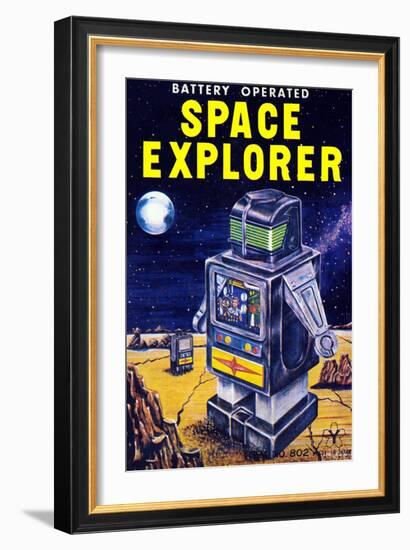 Space Explorer--Framed Art Print