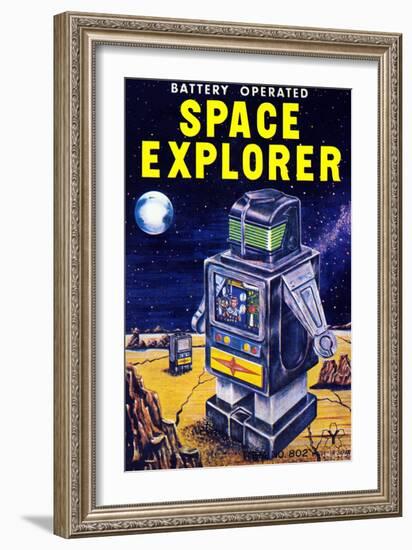 Space Explorer-null-Framed Premium Giclee Print