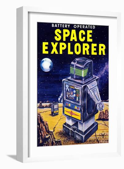 Space Explorer-null-Framed Premium Giclee Print