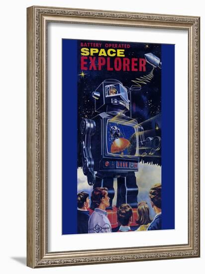 Space Explorer-null-Framed Premium Giclee Print