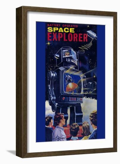 Space Explorer-null-Framed Premium Giclee Print