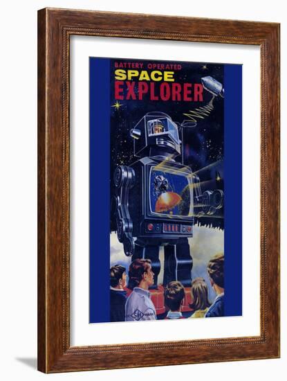 Space Explorer-null-Framed Premium Giclee Print