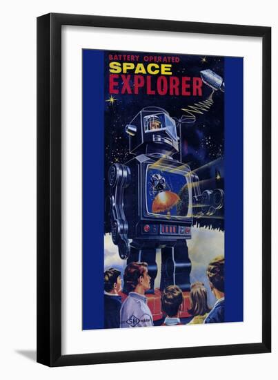 Space Explorer-null-Framed Premium Giclee Print