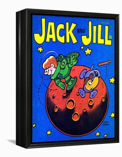 Space Fetch - Jack and Jill, May 1978-Tom Eaton-Framed Premier Image Canvas