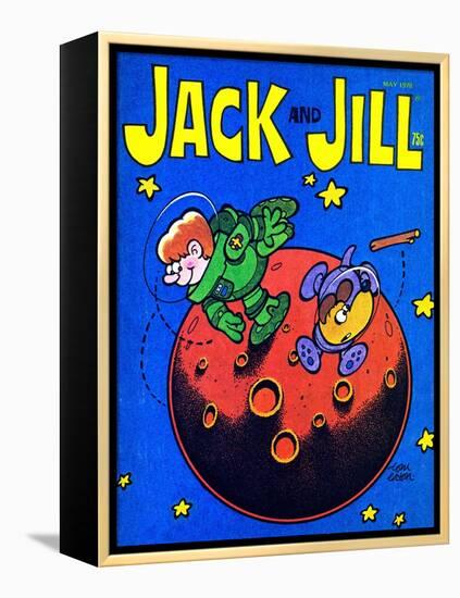 Space Fetch - Jack and Jill, May 1978-Tom Eaton-Framed Premier Image Canvas