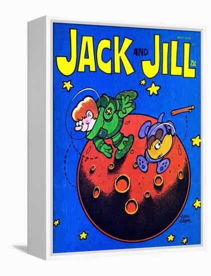 Space Fetch - Jack and Jill, May 1978-Tom Eaton-Framed Premier Image Canvas