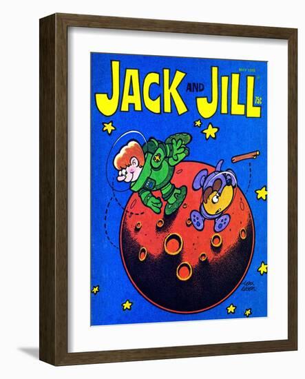 Space Fetch - Jack and Jill, May 1978-Tom Eaton-Framed Giclee Print