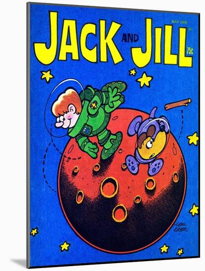 Space Fetch - Jack and Jill, May 1978-Tom Eaton-Mounted Giclee Print