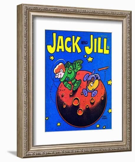 Space Fetch - Jack and Jill, May 1978-Tom Eaton-Framed Giclee Print