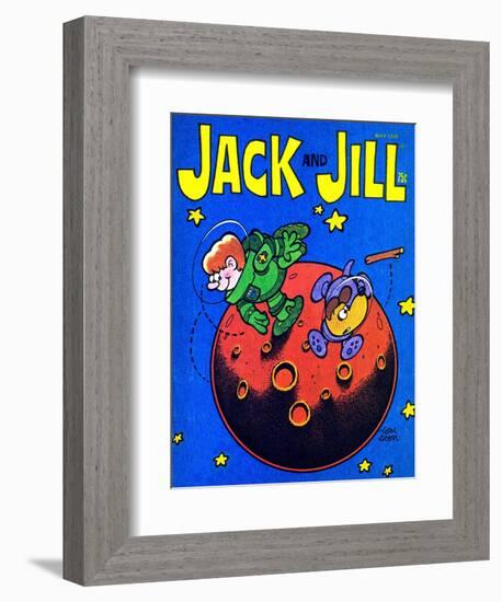 Space Fetch - Jack and Jill, May 1978-Tom Eaton-Framed Giclee Print
