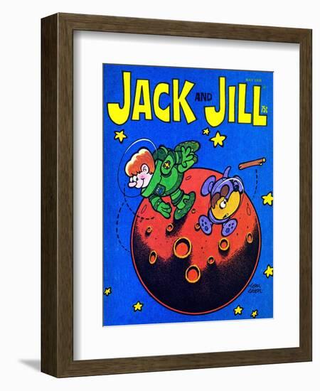 Space Fetch - Jack and Jill, May 1978-Tom Eaton-Framed Giclee Print