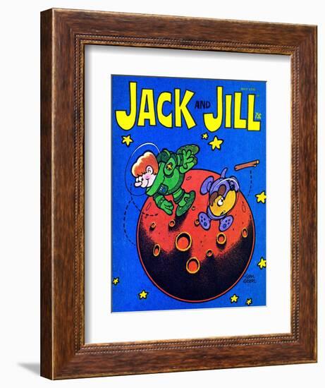 Space Fetch - Jack and Jill, May 1978-Tom Eaton-Framed Giclee Print