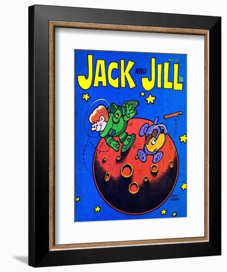 Space Fetch - Jack and Jill, May 1978-Tom Eaton-Framed Giclee Print