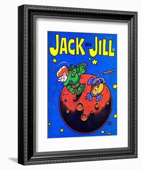 Space Fetch - Jack and Jill, May 1978-Tom Eaton-Framed Giclee Print