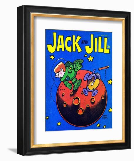 Space Fetch - Jack and Jill, May 1978-Tom Eaton-Framed Giclee Print