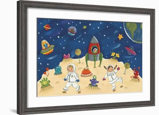 Space Fun-Sophie Harding-Framed Art Print
