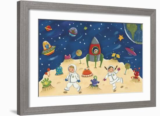 Space Fun-Sophie Harding-Framed Art Print