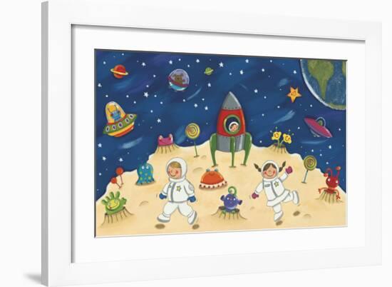 Space Fun-Sophie Harding-Framed Art Print