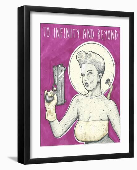 Space Girl-Craig Snodgrass-Framed Giclee Print