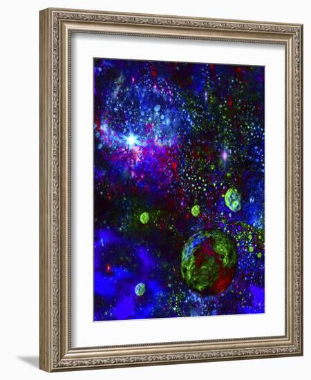 Space Gypsies-MusicDreamerArt-Framed Giclee Print