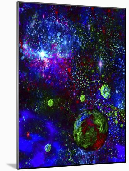 Space Gypsies-MusicDreamerArt-Mounted Giclee Print